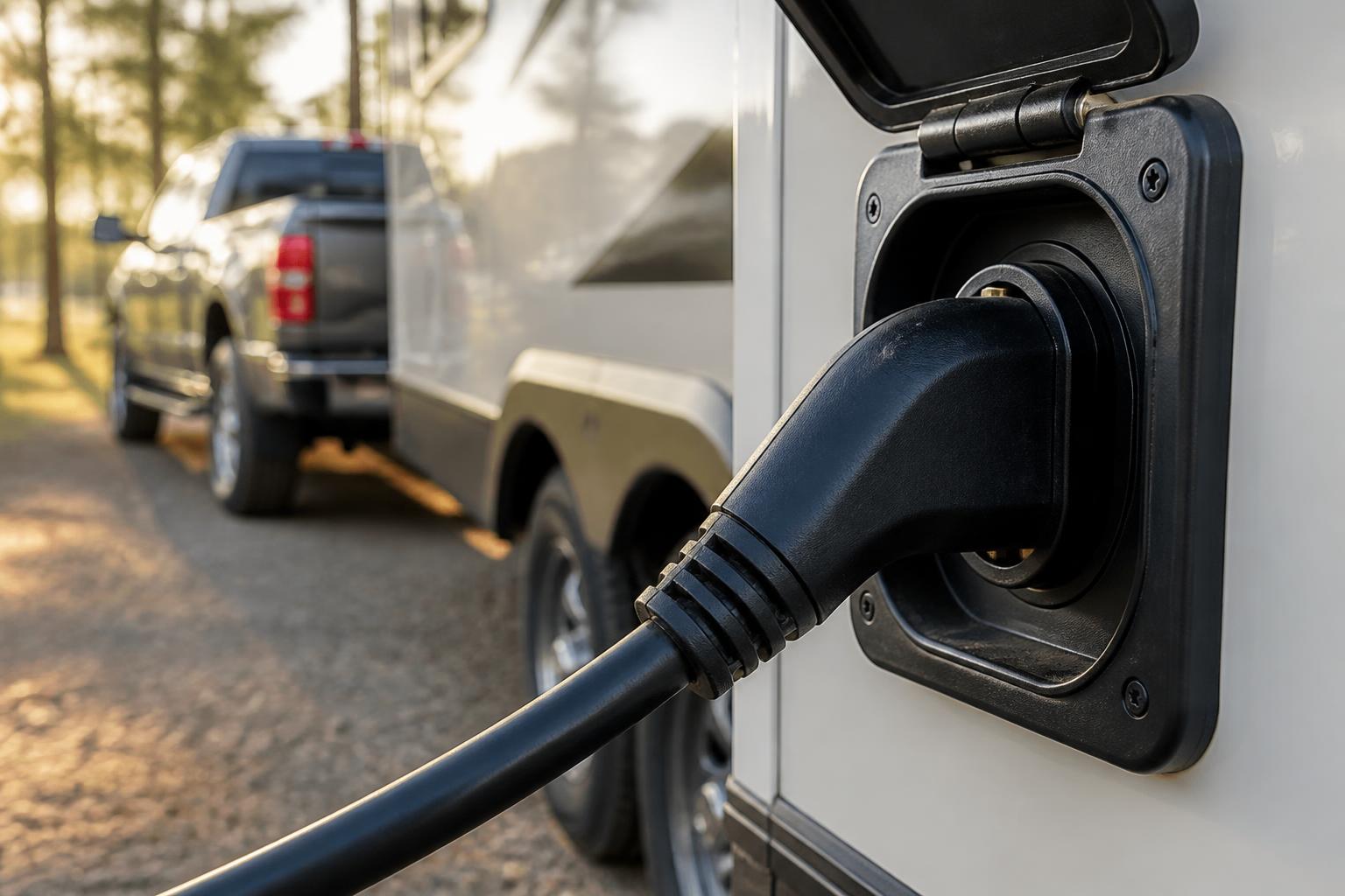 Illustration for: What a 50‑Amp RV Plug Can Actually Handle