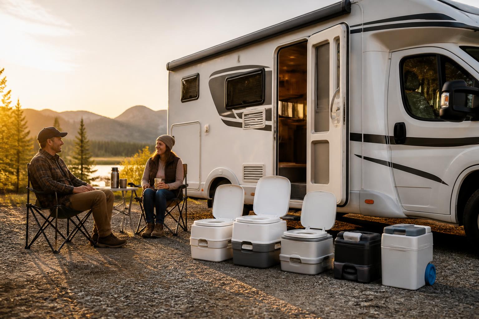 Featured image for article: Camper Toilet Buying Guide: Features to Consider