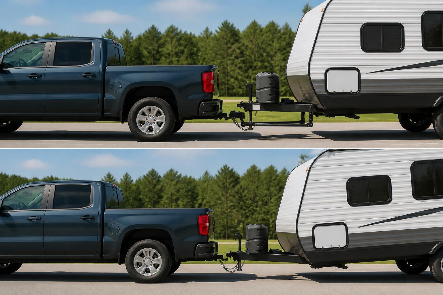 Illustration for: Hitch Setup: Weight Distribution vs. Standard