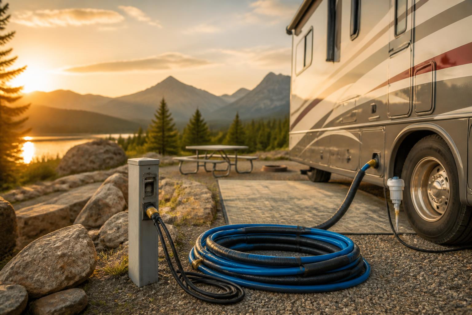 Featured image for article: Heated Garden Hose RV Buying Guide: Features to Consider