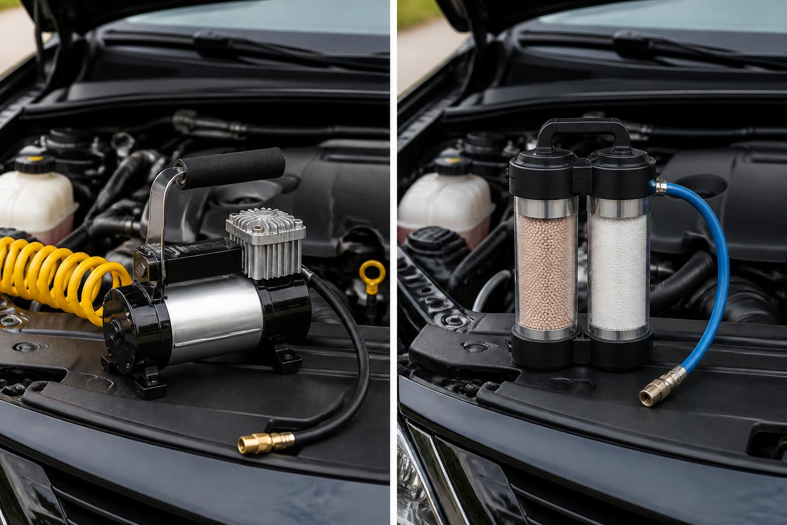 Illustration for: How It Works – Compressor vs. Desiccant