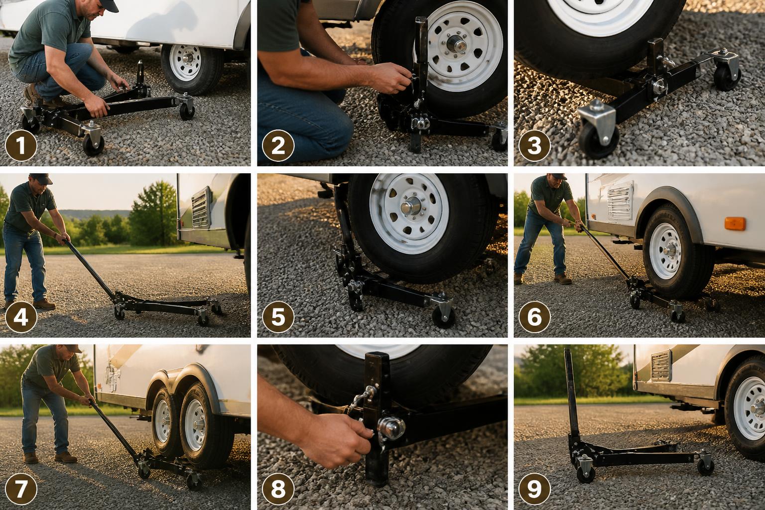 Illustration for: How to use the dolly: step‑by‑step with decision points
